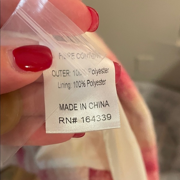 Petal and pup Pink and Cream Plaid Pea Coat - Picture 7 of 9